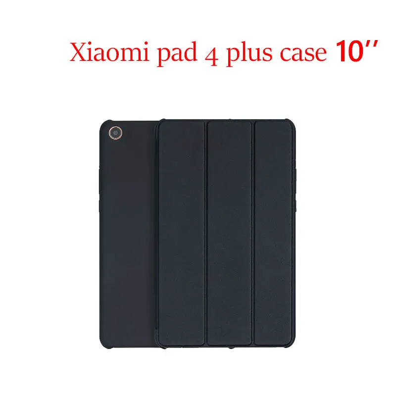 pad 4plus black Xiaomi mi Pad 4 Plus умный чехол для планшета матовый экран mi PAD4 PC+ флип-чехол из искусственной кожи mi Pad 4 4 Plus рукав " /10" - Цвет: pad 4plus black