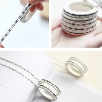 

Fashion Slim Diy Washi Tape Scrapbooking Masking TapeRetro Border Material Handbook Decorative Sticker Fine Section Tapes