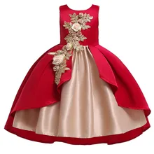 Свадебное платье для девочек платье принцессы для маленьких девочек новое летнее платье принцессы Одежда для маленьких девочек детское праздничное платье для девочек