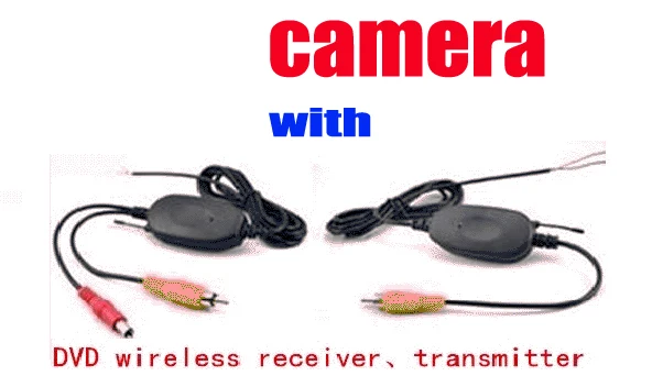 Проводная Беспроводная Автомобильная камера заднего вида для Cadillac CTS 2008 2009 HD CCD ночного видения реверсивная помощь - Название цвета: wireless DVD