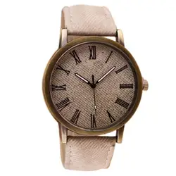 Timezone #301 Ретро Vogue наручные часы ковбой кожаный ремешок аналоговые кварцевые часы Бесплатная доставка