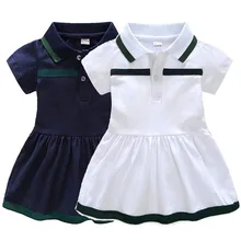Платье для маленьких девочек летнее платье хлопковая одежда для маленьких девочек платье для новорожденных 9-36 месяцев