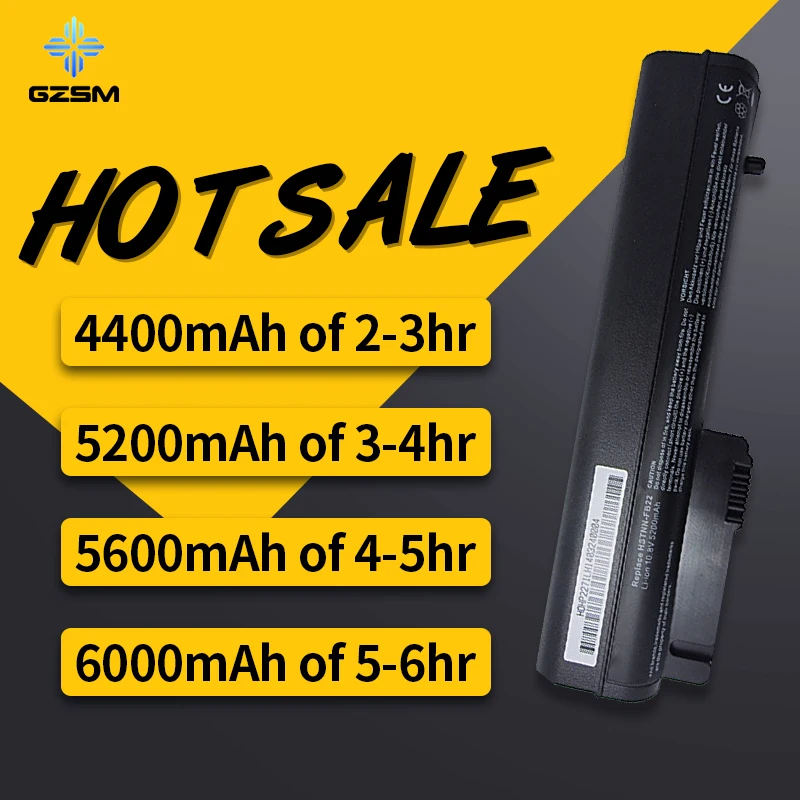 HSW Аккумулятор для ноутбука hp HSTNN-FB21, RW556AA, HSTNN-XB21 EliteBook 2530p 2540p бизнес-ноутбук 2400 2510p nc2400