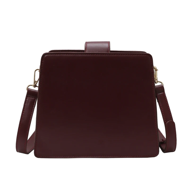 

Fashion Casual Shoulder Bag Soild Hasp Crossbodybags for Women Versatile Satchels Bag