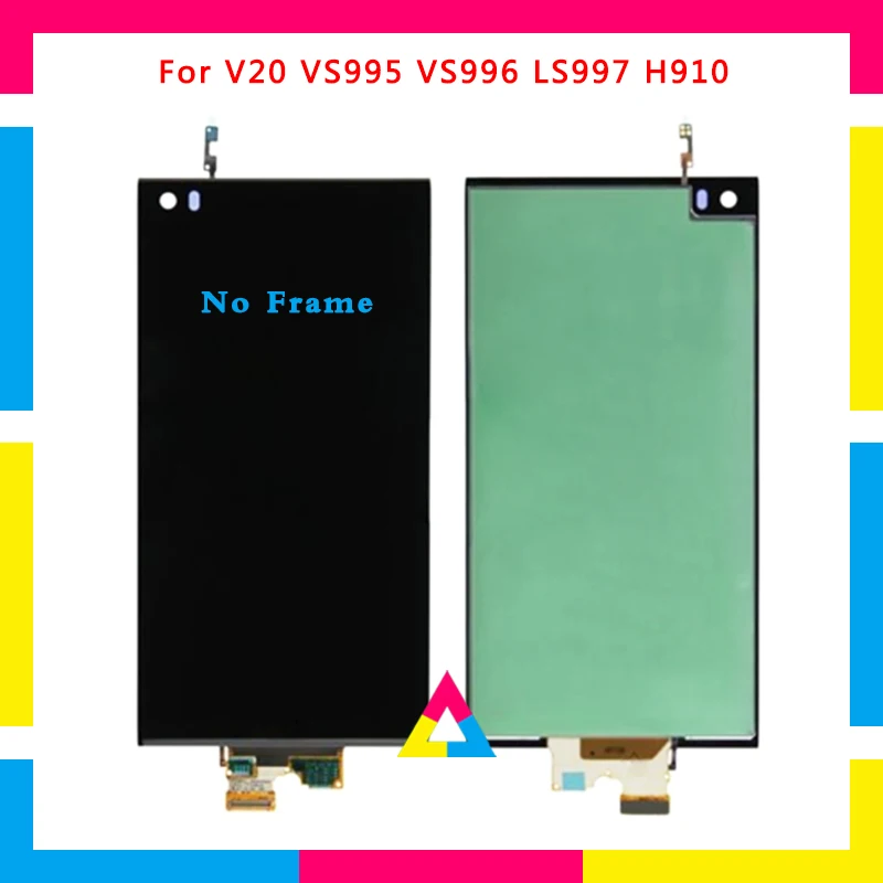 

LCD Display Screen With Touch Screen Digitizer Assembly For LG V20 VS995 VS996 LS997 Black No Frame or with Frame