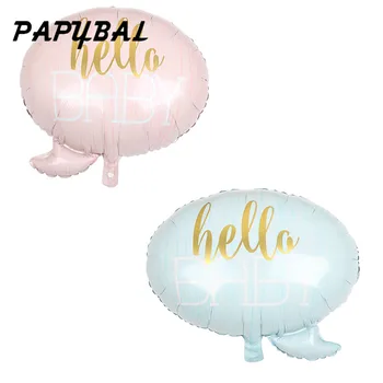 

10pcs 55*60cm Hello Baby Balloons Foil Balloons Baby Boy Girl Happy Wedding Birthday Party Decorations Balloons Baby Shower Toy