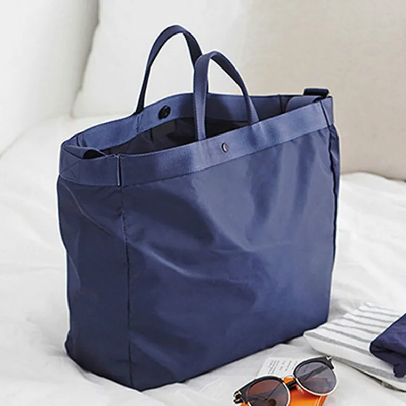 

Nylon Travel Bags Women Men Large Capacity Duffle Bag Organizer Packing Luggage Girl Weekend Overnight Shoulder Messenger Totes
