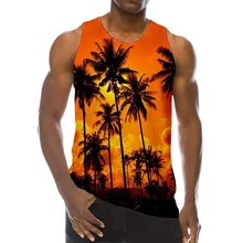 plus size hawaiian tank tops