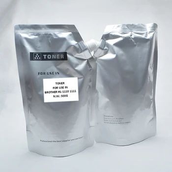 

Sell universal refill black toner 500grams/bag with foil bag (2bags/lot) compatible for Brothers HL-1110/1111/1112/1118