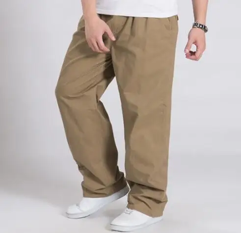 Big Size Cargo Pants Men Hip Hop Harem Trousers Casual Loose Wide Leg ...