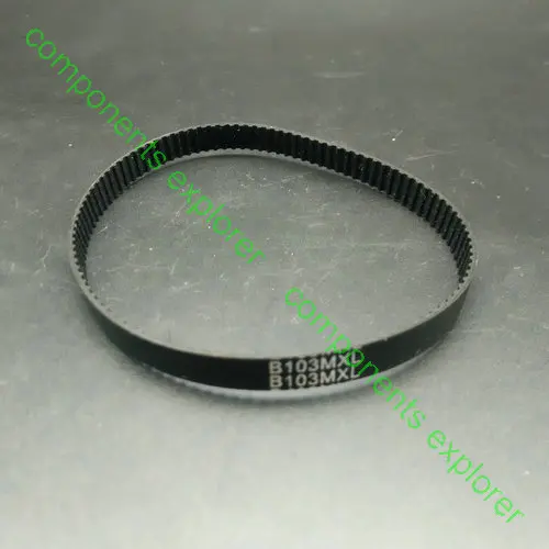 MXL Timing Belt,103 teeth,209.296mm length,10mm width,Closed loop