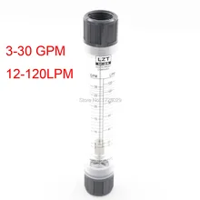 3-30 л/мин Тип панели воды расходомером LZT M-25 расходомер жидкости