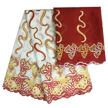 

2019 high quality african voile swiss fabric lace materials for patchwork imported fabrics nigeria turban headtie 5+2 yards/lot