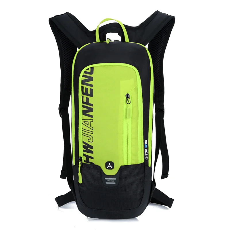 Мужской рюкзак, дышащий, водонепроницаемый, нейлоновый, дорожная сумка, рюкзак с сумкой для воды, карманный, для улицы, для езды на мотоцикле, для пеших прогулок, сумка через плечо - Цвет: Green