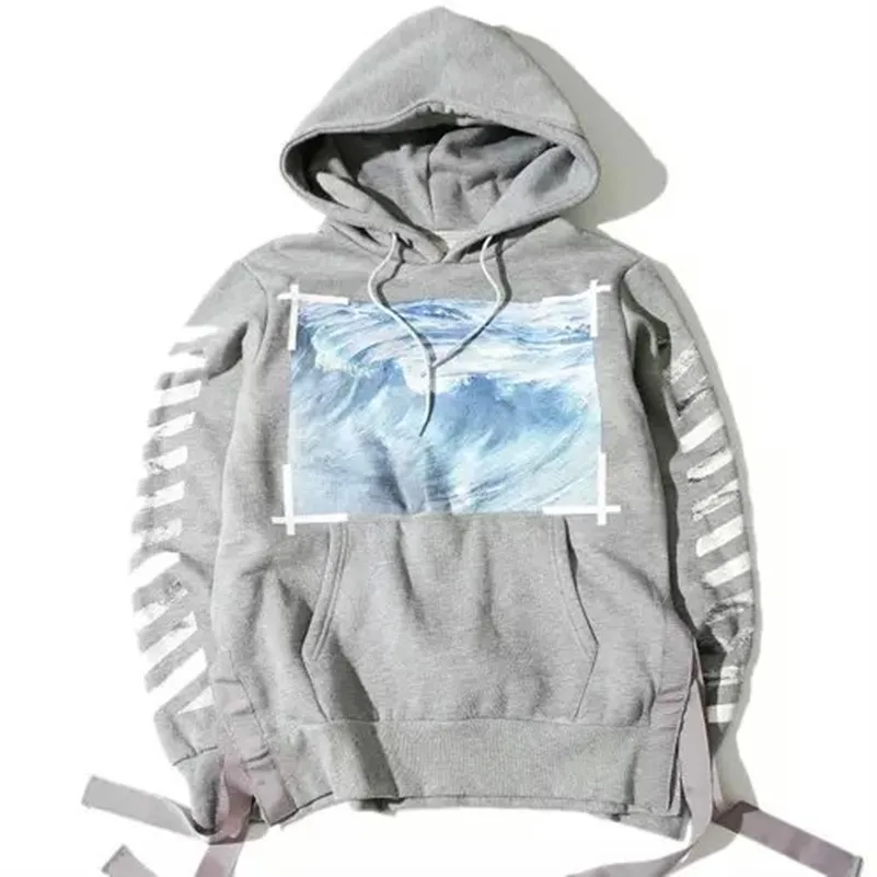 Ocean Wave Stripe Hooded Pyrex Vision 