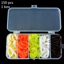 150PCs/set 2cm Maggot Grub Baits Artificial Soft Lure Baits Smell Worms Fishing Lures Outdoor Fishing Lures Accessories New 150PCs/set 2cm Maggot Grub Baits Artificial Soft Lure Baits Smell Worms Fishing Lures Outdoor Fishing Lures Accessories New