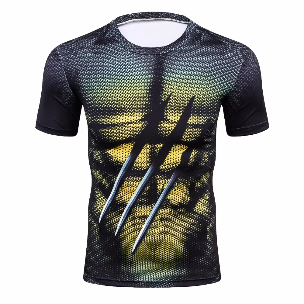 

Men Women Compression T-shirt Funny 3D Print Skinny Cosplay Workout T shirts Tee Shirt Homme With Fitness Clothing Male Tops