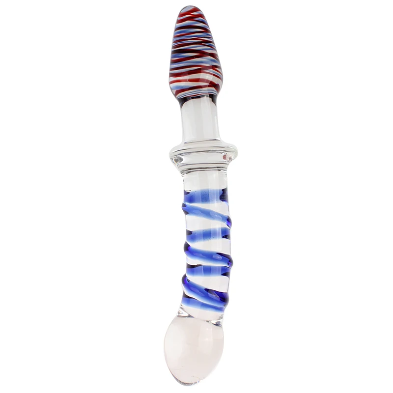 Стекло Фаллоимитатор Pyrex Пенис Butt Plug Анальные Игрушки G Spot стимуляторы Секс для