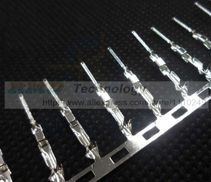 

For dupont reed tinniness copper 2.54mm for dupont indeneter 's terminal male 100pcs/lot free shipping