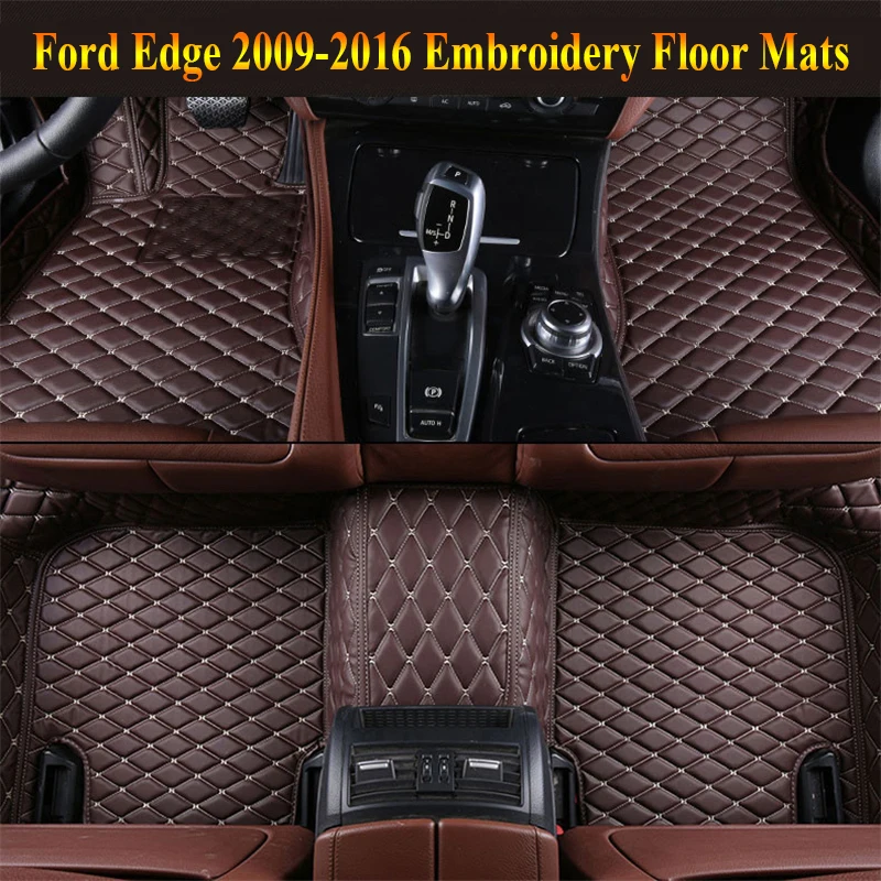 Car Floor Mats For Ford Edge 2009 2016 Foot Carpets pad mat Step