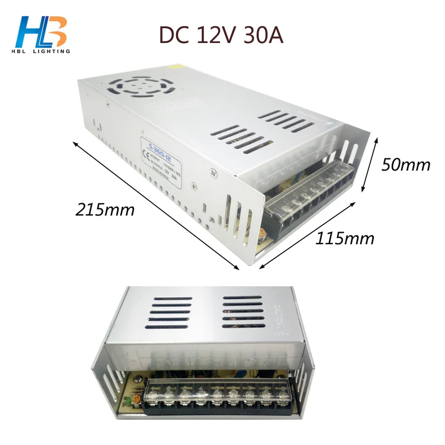 Блок питания 12V AC110-220V светодиодный драйвер 1A 2A 3A 5A 6A 10A 15A 20A 30A 33A трансформаторы систем освещения Светодиодный источник питания для светодиодный полосы