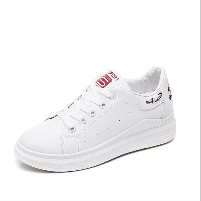

Women Casual Shoes Summer Spring Women Shoes Fashion Embroidered Breathable Hollow Lace-Up Women Sneakers