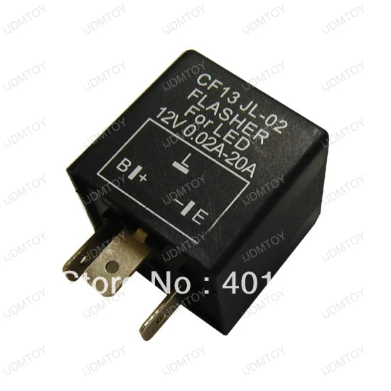 10pcs 3 Pin Electronic Flasher Relay module CF13 Fix LED Turn Signal