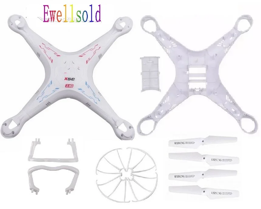 Ewellselling X5C X5 RC Квадрокоптер Дрон запасные части основной корпус + основное лезвие
