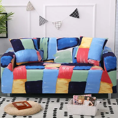 Slipcovers диван плотно обертывается все включено скольжению секционные эластичный Полный диван крышка/полотенце один/два/три/четыре места - Цвет: 6