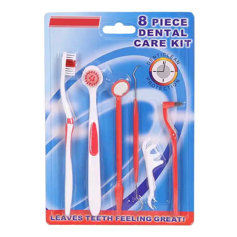 1set Resin Dental Explorer Probe Oral Hygiene Tool Dental Tool Set Kit