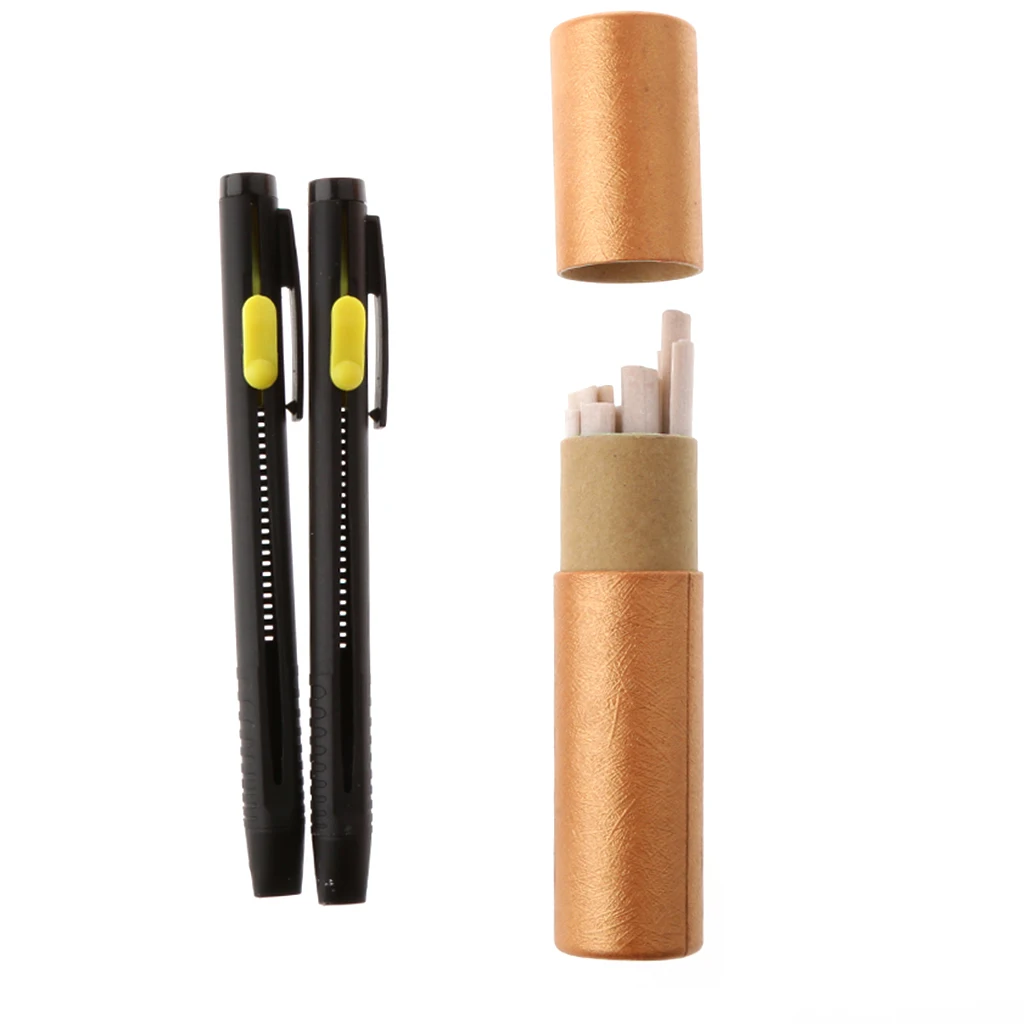 1 Set Tailors Chalk Pen Pencil Invisible Marking Chalk for Sewing Dressmaking Marking on Fabric Cloth