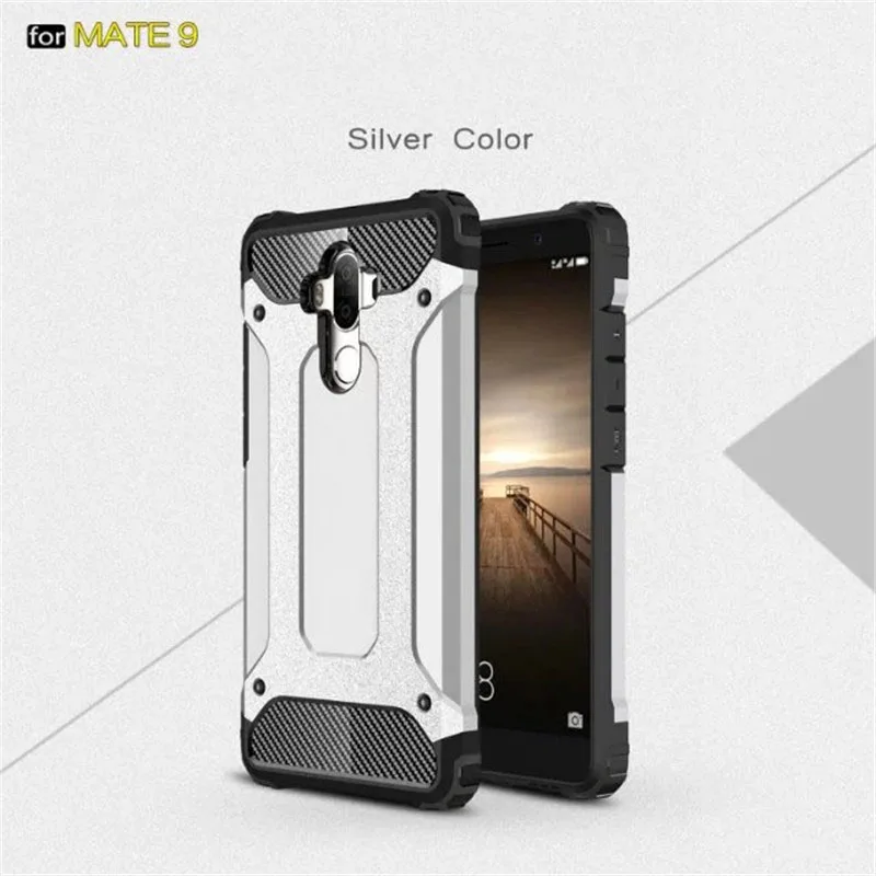 Beworlder For Huawei Mate 9 Case Mate9 2 in 1 Hybrid Full Protection Armor Phone Cases TPU And PC Dual Layers Cover ShockProof |