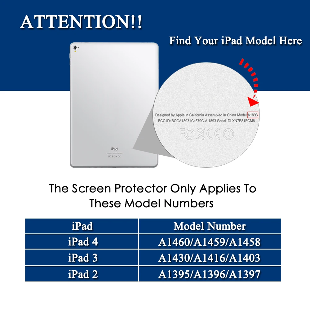 Защитное стекло 9 7 дюйма для iPad 4 3 2 iPad4 iPad3 iPad2 i Pad закаленное защита экрана A1460 A1430