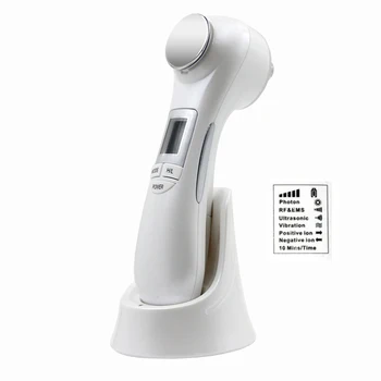 

RF EMS Electroporation Mesotherapy Machine LED Photon Radio Frequency Face Lifting Galvanic Ion Spa Ultrasonic Facial Massager