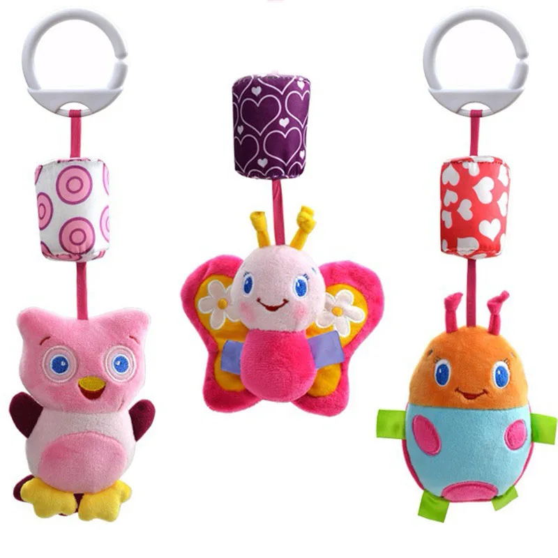 

3 Months to A Year Baby Toys Musical Kids Toys for Stroller Hanging Stroller Rattle Infant Plush Mobile Baby Toy