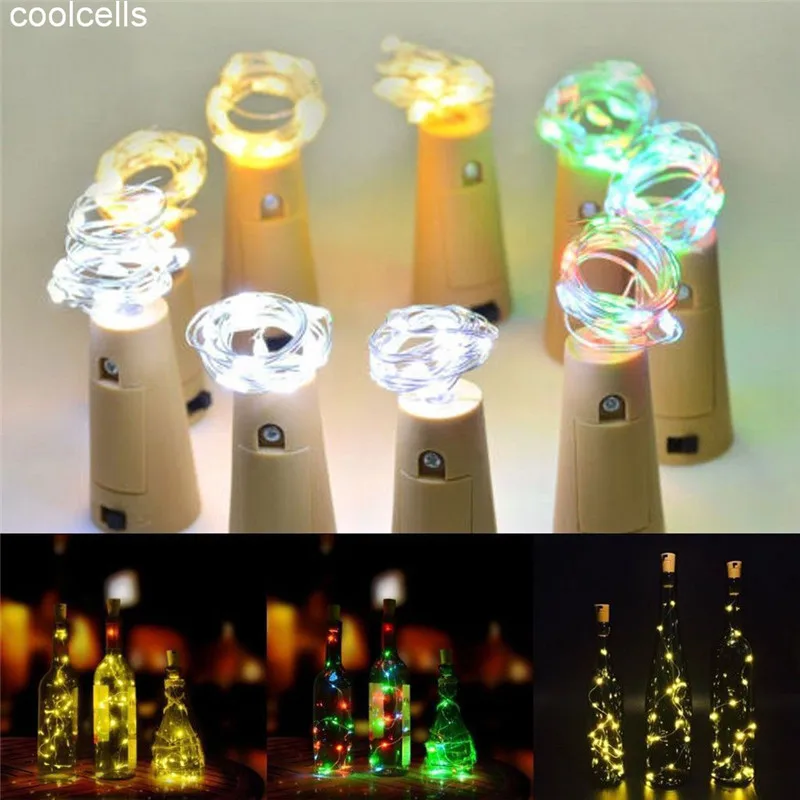 

20LED Chic Cork Shaped Night Light Starry Light Wine Bottle Lamp For Xmas Decor
