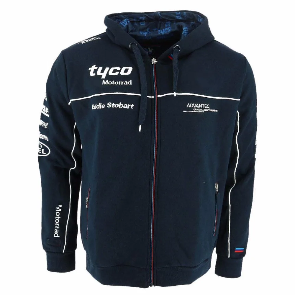 

2019 Motorrad Motorsport Motorcycle Jacket Tyco Racing Team Zip Hoody Adult Men's Hoodie Sports Sweatshirt for BMW coat