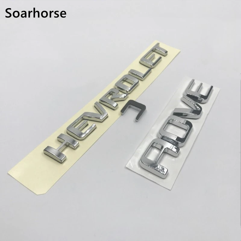 

Car Tail Trunk Emblem For Chevrolet Aveo Letters Logo Nameplate Stickers