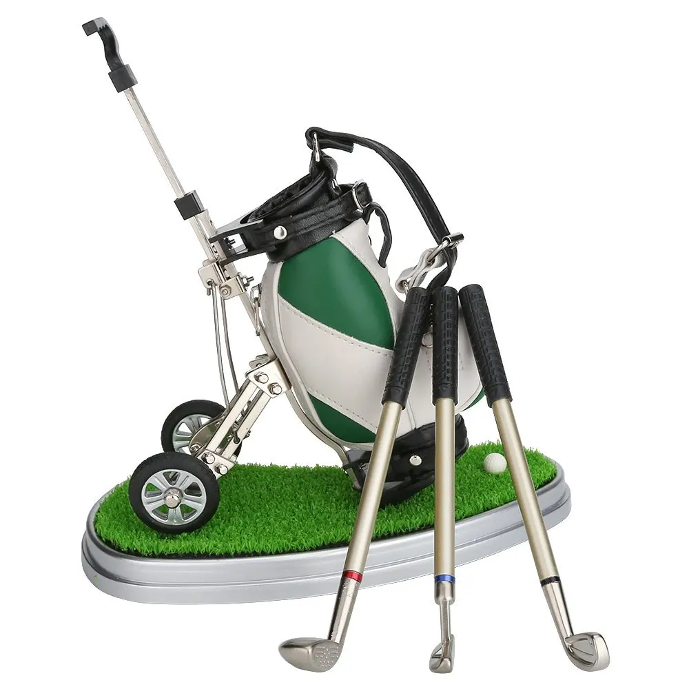 Caiton Novelty mini golf bag pens holder christmas golf souvenir tour novelty golfer's gift set Caiton Novelty mini golf bag pens holder christmas golf souvenir tour novelty golfer's gift set
