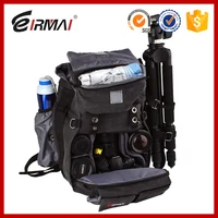 حقيبة كاميرا قماش ممتاز مع مكان لابتوب DSLR canvas camera - الصورة 3