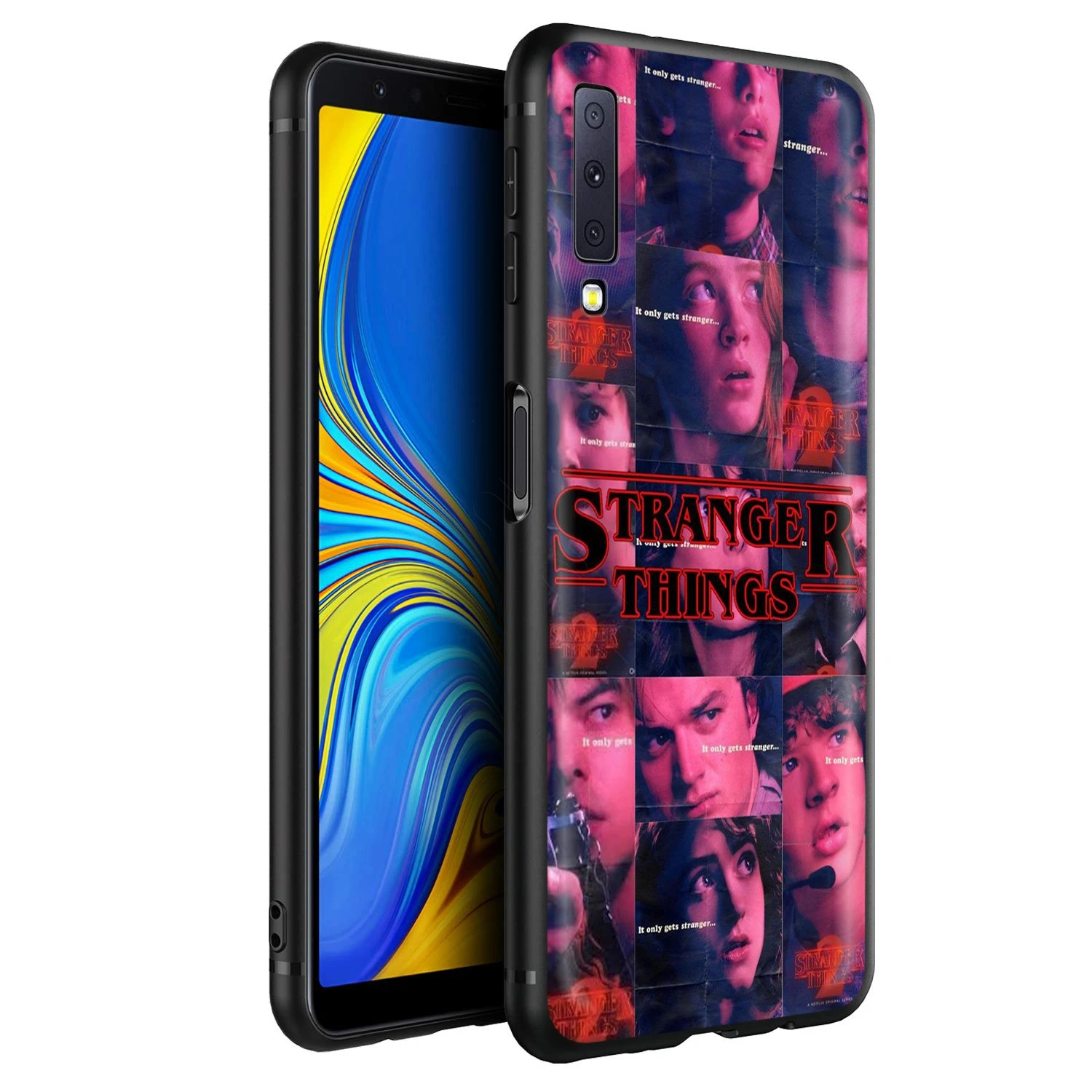 Чехол очень странные дела для Samsung Galaxy J6 A9 A8 A7 A70 A6 A5 A50 A40 A30 A3 A10 A51 A71 A81 A91 2018|Бамперы| |