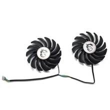 Вентилятор кулера 85 мм PLD09210B12HH GTX 1050 Ti 4PIN для видеокарт MSI GeForce GTX 1050 Ti GAMING 4G RX470 8G