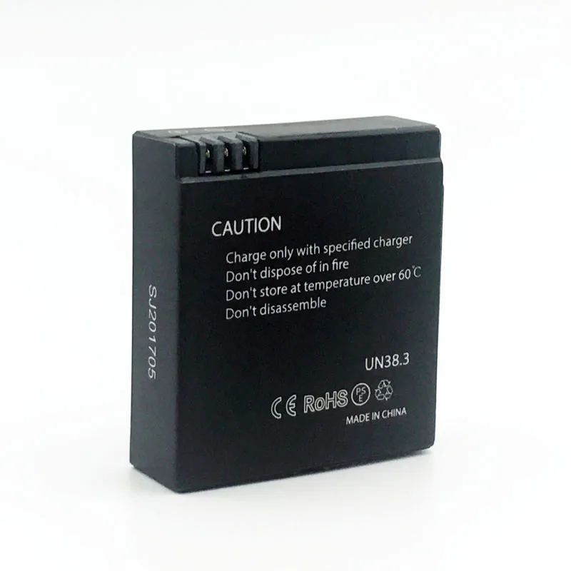 2PCS SJCAM SJ7 Star Battery 1000mAh Rechargeable Li-ion Battery for SJ7 Star Sports Action Camera Accessories