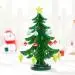 3D деревянная сборка новогодняя елка, для дома украшения спальни подарки DIY* natal navidad Рождество* 23 Горячая Распродажа - Цвет: a