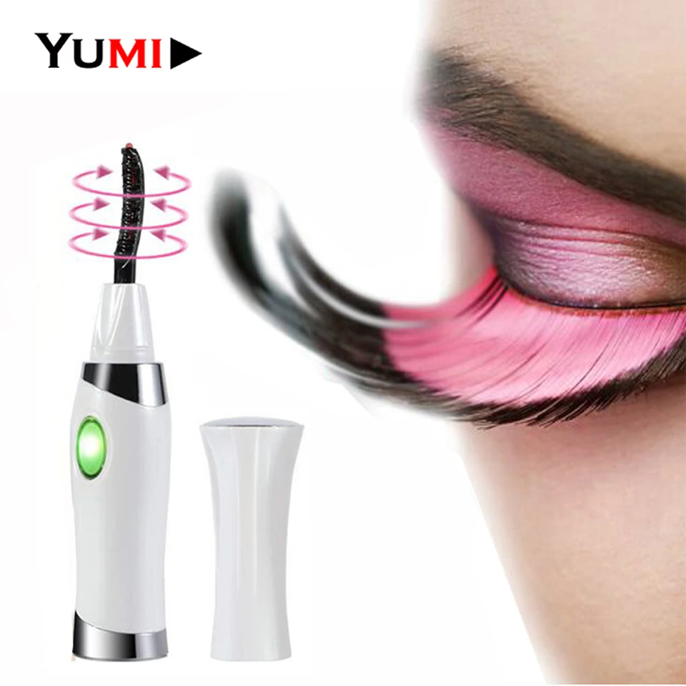 

Rechargeable Portable Electric Heated Eyelash Curler Eyelashes Curling Brush Long Lasting Natural Eye Lash Curling Tool