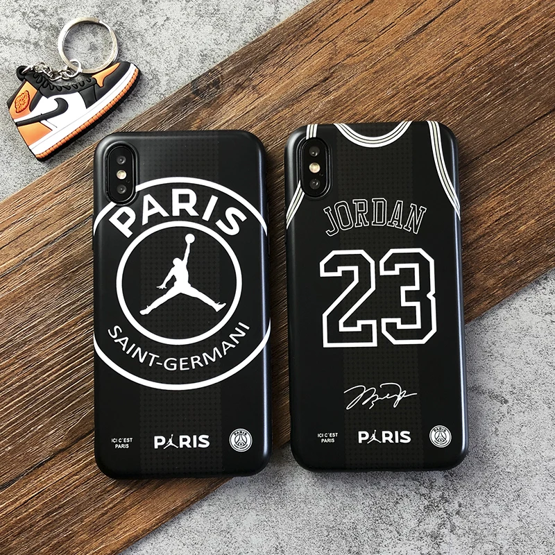 

Paris Sports Jordan Jersey Soft Phone Cover Case For Iphone X Xs Max Xr 8 7 6 6s Plus Luxury Silicon Case Basketball Coque Funda