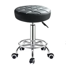 Bar Stool Swivel-Chair Salon Furniture Facial-Massage Tattoo Adjustable Hydraulic Lift