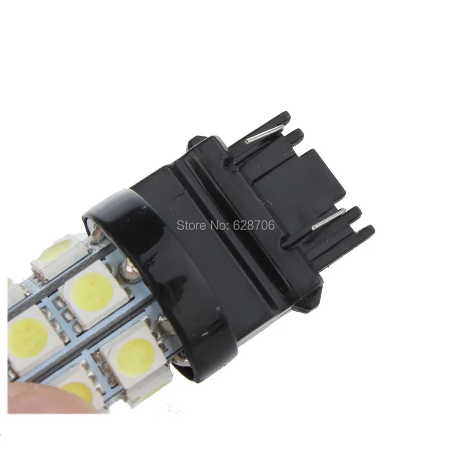 1 шт. 3157 3156 автомобильный светильник 27 SMD 5050 чипы P27/7 Вт led высокой мощности P27W Светодиодные Автомобильные лампы тормоза белый светильник s красный стояночный