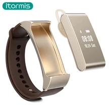 Itor Mi S B08 M8 SmartBand PK mi Группа 2 DZ09 Bluetooth наушники громкой связи вызов Поддержка Шагомер сна монитор для IOS Android