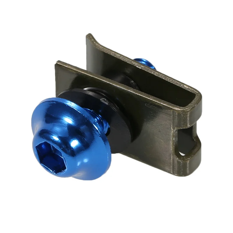 10pcs/lot M5 5mm Car Motorcycle Fairing Bolts Fastener Clips auto Shell Screw Aluminium Bolts Fastener Clips Screw Spring Nuts